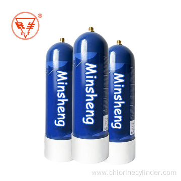 Laughing gas nitrous oxide bottle whipping cream